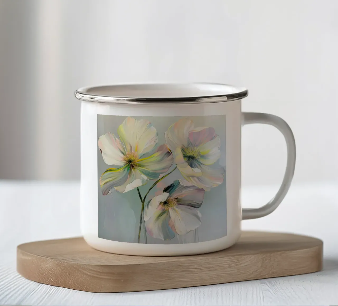 I fiori tazza in smalto da Imagine