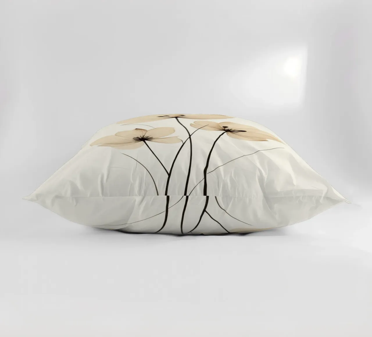 Fiori beige cuscino da Imagine