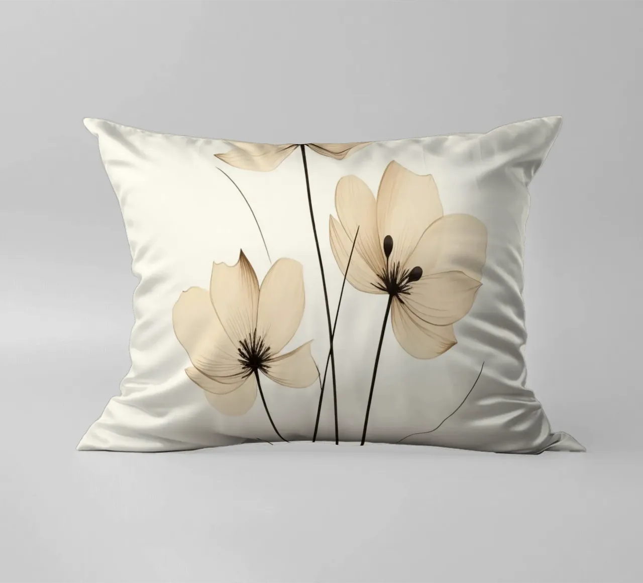 Fiori beige cuscino da Imagine