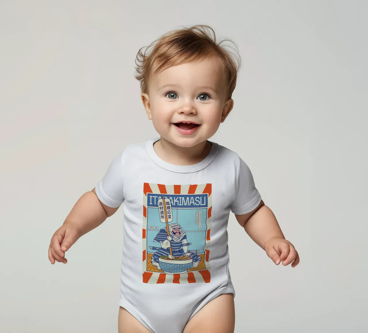 Ramen Chef body neonato maniche corte da daylight design studio