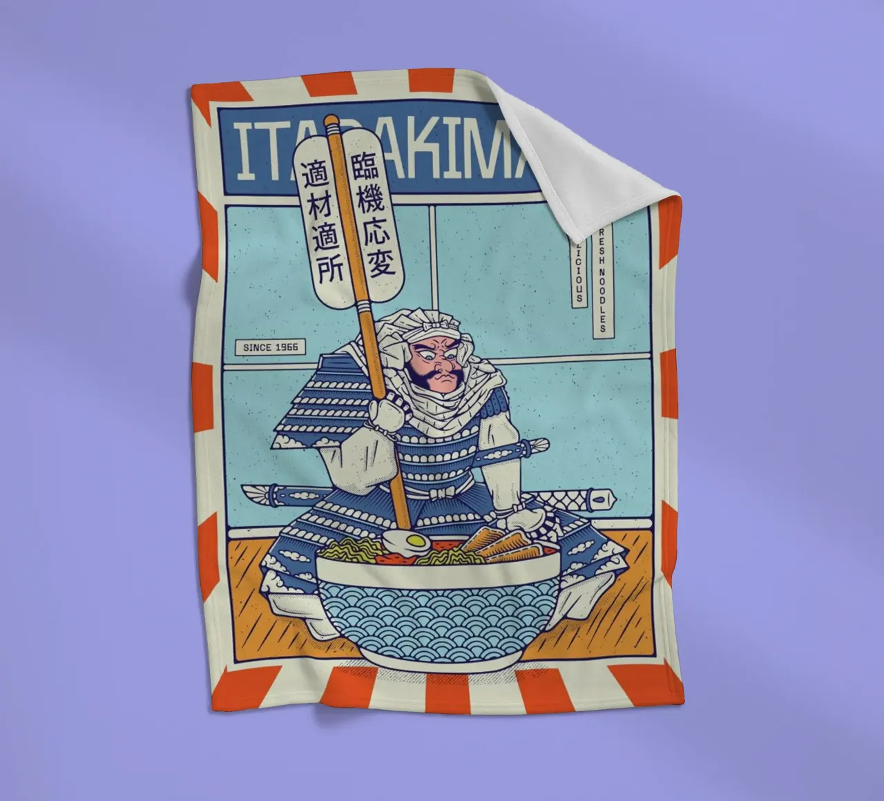 Ramen Chef coperta in pile da daylight design studio