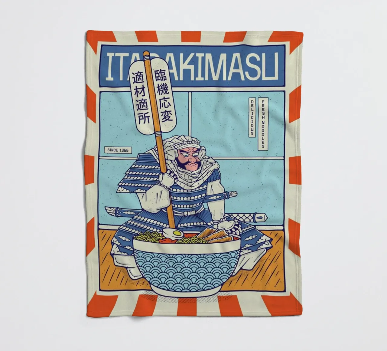 Ramen Chef coperta in pile da daylight design studio