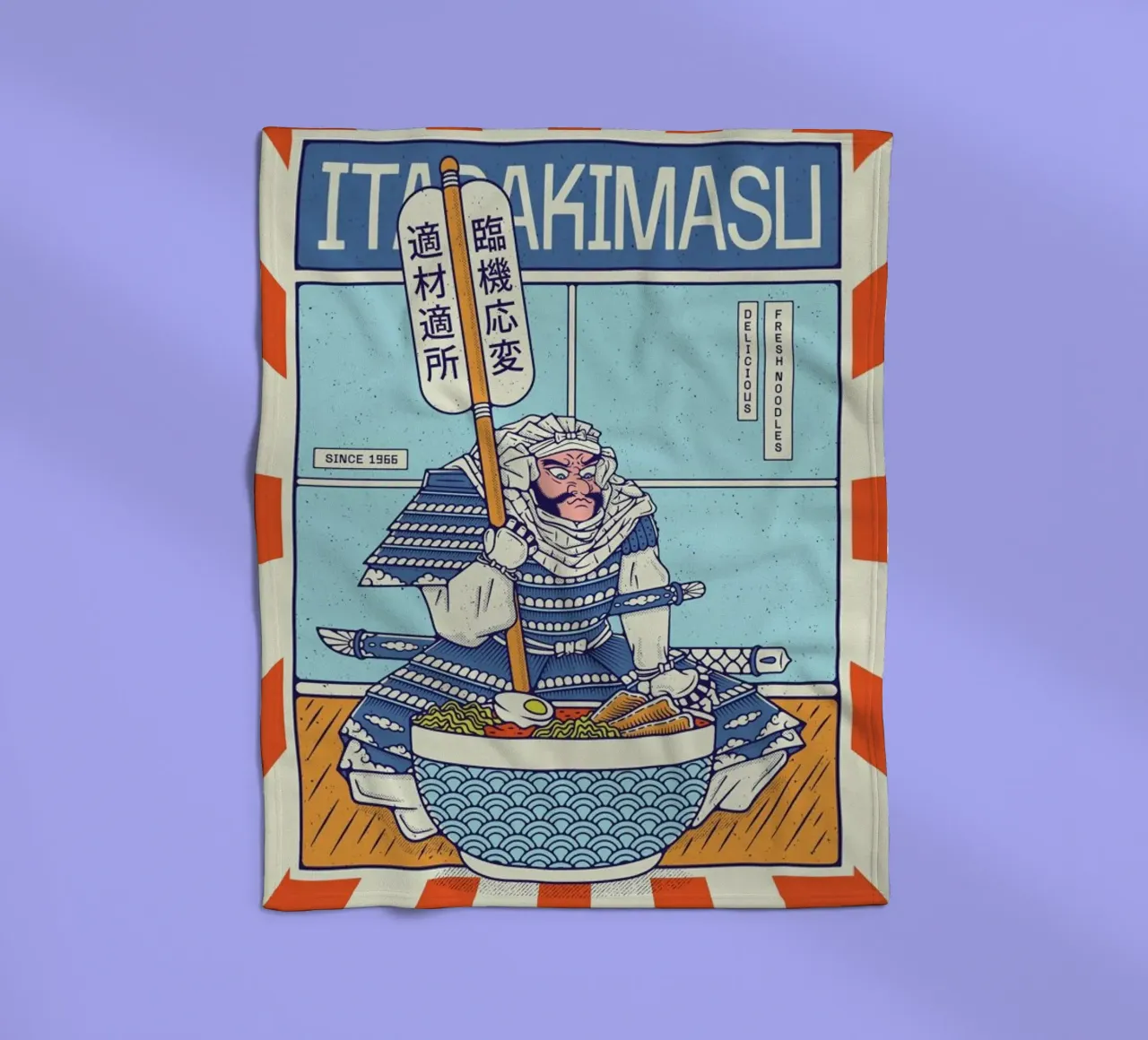 Ramen Chef coperta in pile da daylight design studio