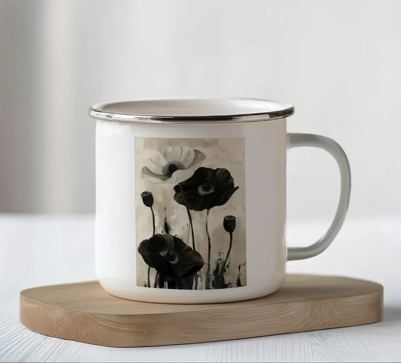 Arte da parete di Imagine tazza in smalto da Imagine