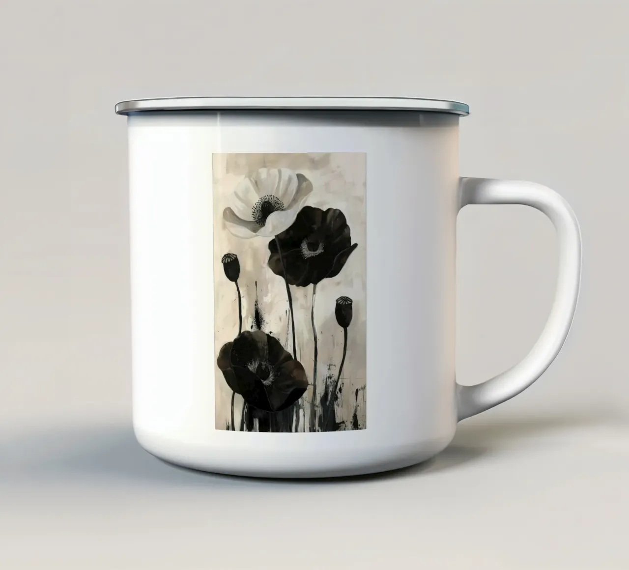 Arte da parete di Imagine tazza in smalto da Imagine