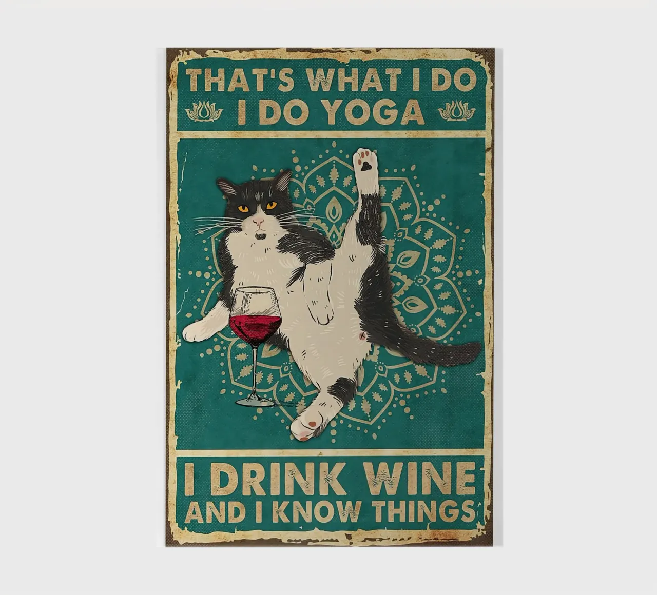That'S What I Do I Do Yoga I Drink Wine and I Know Things notebook by Aaronshop