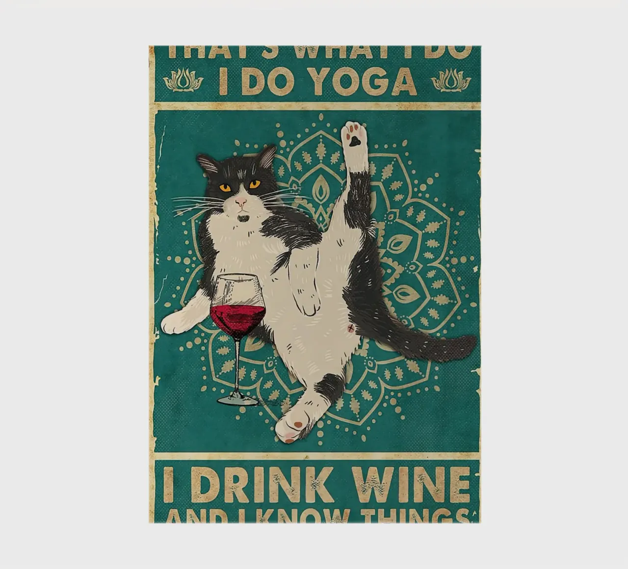 That'S What I Do I Do Yoga I Drink Wine and I Know Things notebook by Aaronshop