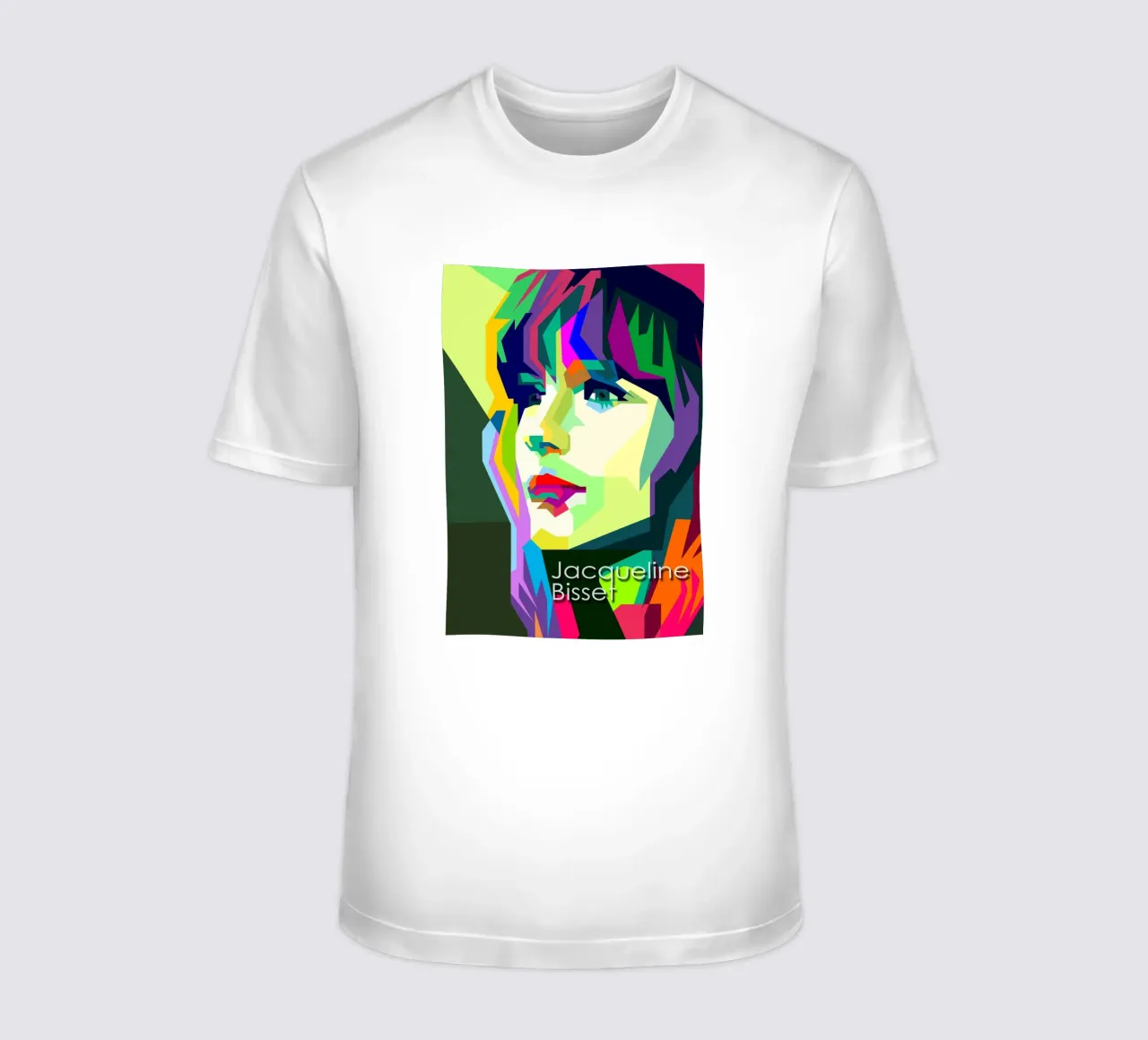 Jacqueline Bisset 60s Attrice WPAP Trending Now t-shirt da Artkreator