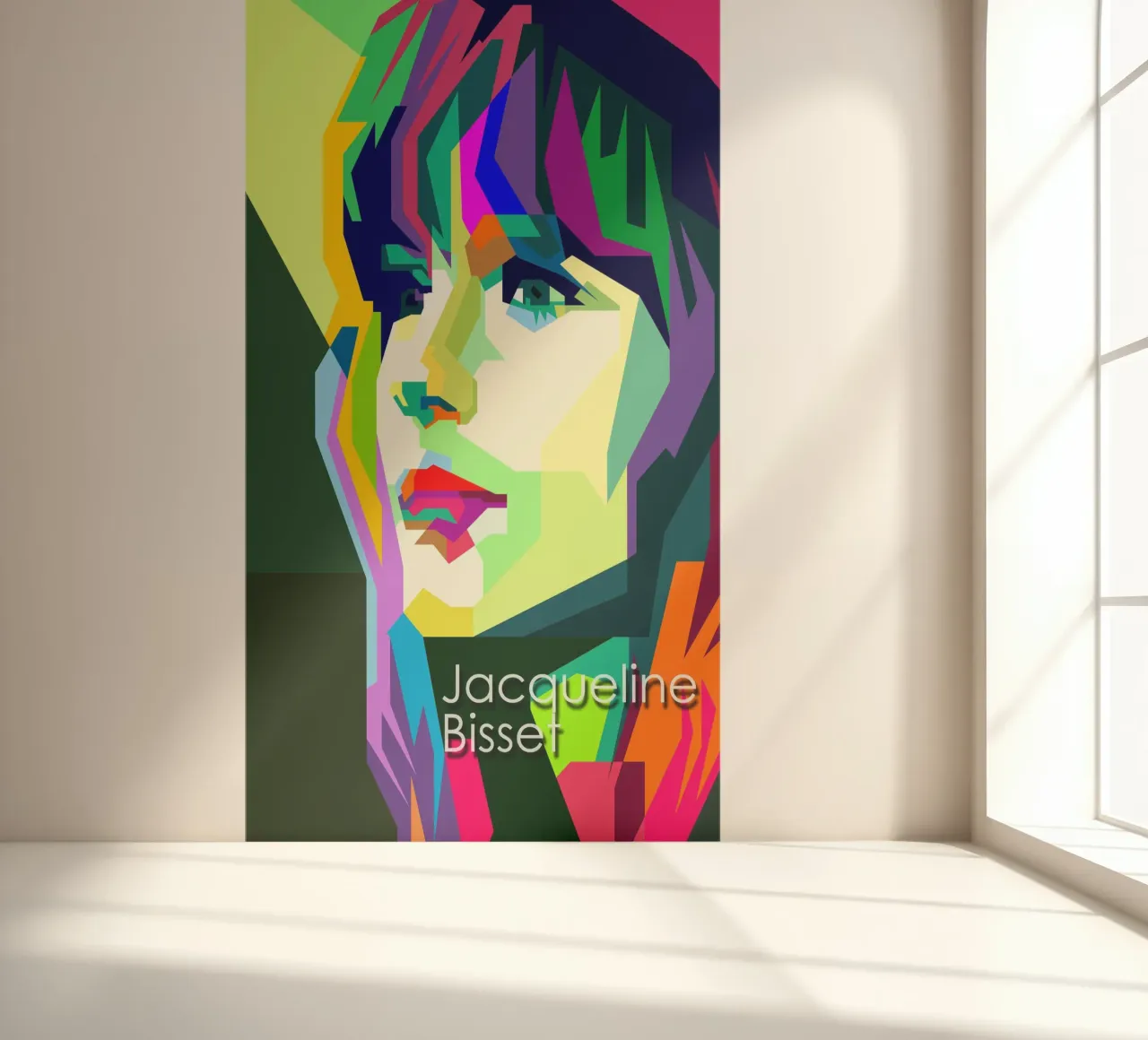 Jacqueline Bisset 60s Actress WPAP Trending Now photo wallpaper by Artkreator