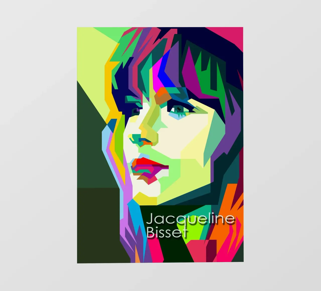 Jacqueline Bisset 60s Actress WPAP Trending Now photo wallpaper by Artkreator
