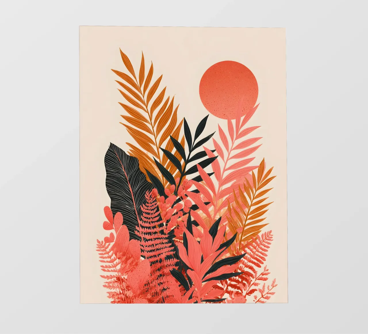 Terracotta Botanical telo in pvc da Gypsy Galleria
