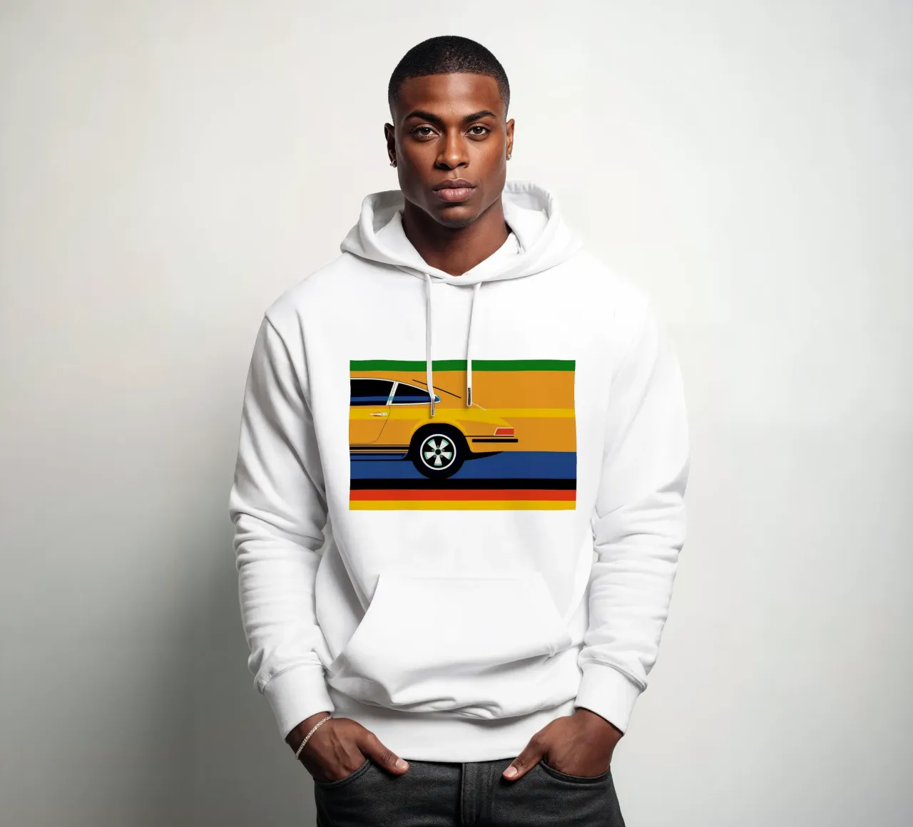 Porsche Back felpa con cappuccio da Bo Lundberg