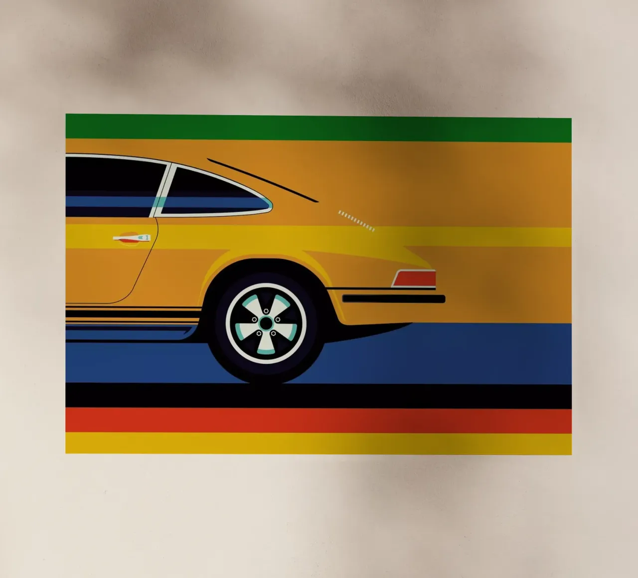 Porsche Back pellicola backlit da Bo Lundberg