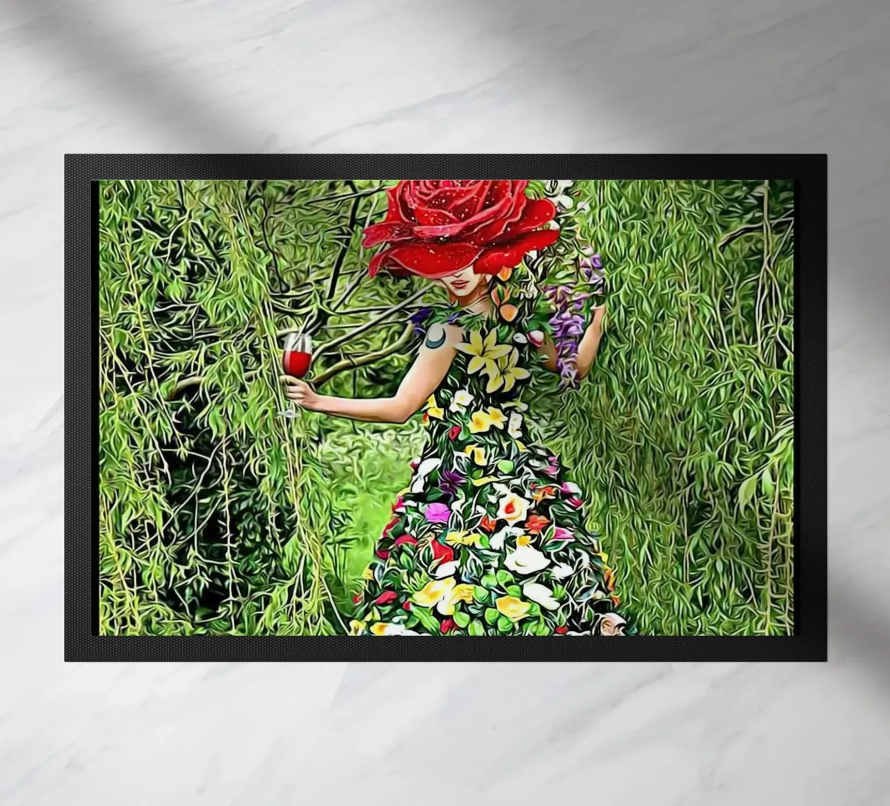 Ecco cosa faccio: faccio giardinaggio, bevo e so tutto. zerbino da Aaronshop