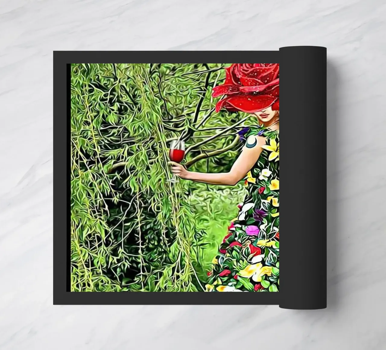 Ecco cosa faccio: faccio giardinaggio, bevo e so tutto. zerbino da Aaronshop