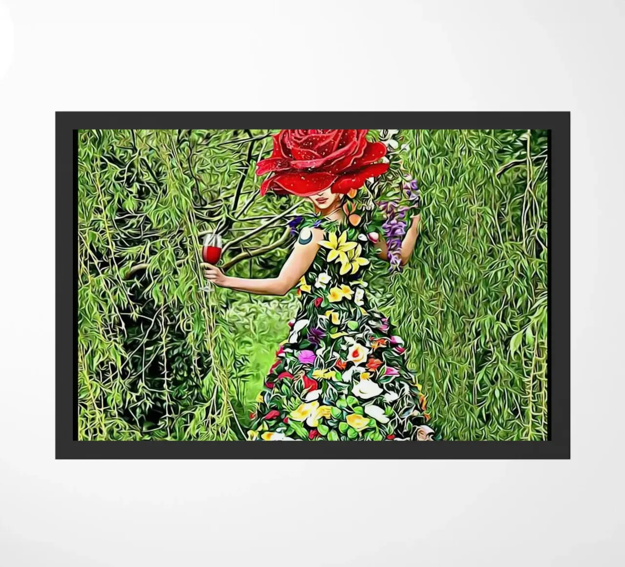 Ecco cosa faccio: faccio giardinaggio, bevo e so tutto. zerbino da Aaronshop