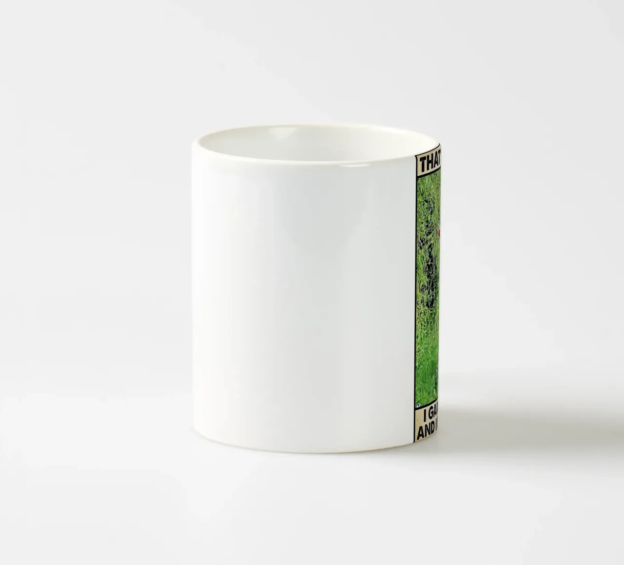 Ecco cosa faccio: faccio giardinaggio, bevo e so tutto. tazza in ceramica da Aaronshop
