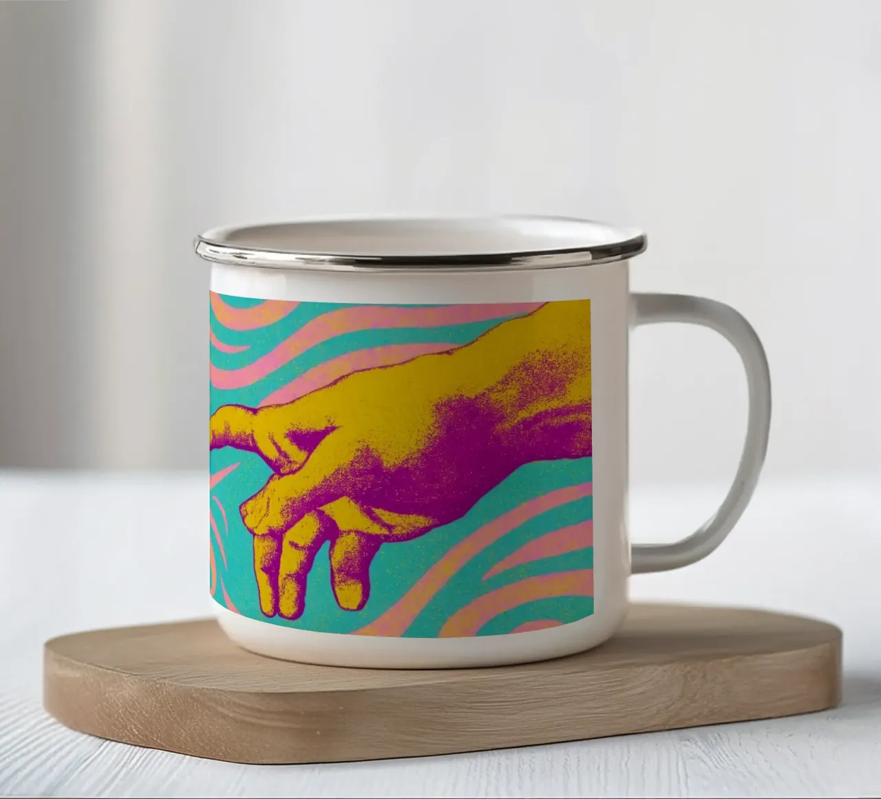 The Touch (Neon Masters Series) tazza in smalto da treechild