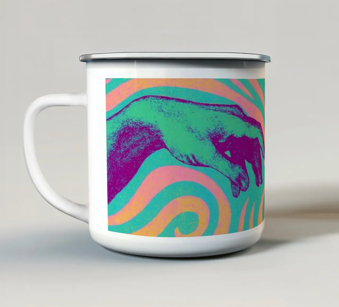 The Touch (Neon Masters Series) tazza in smalto da treechild