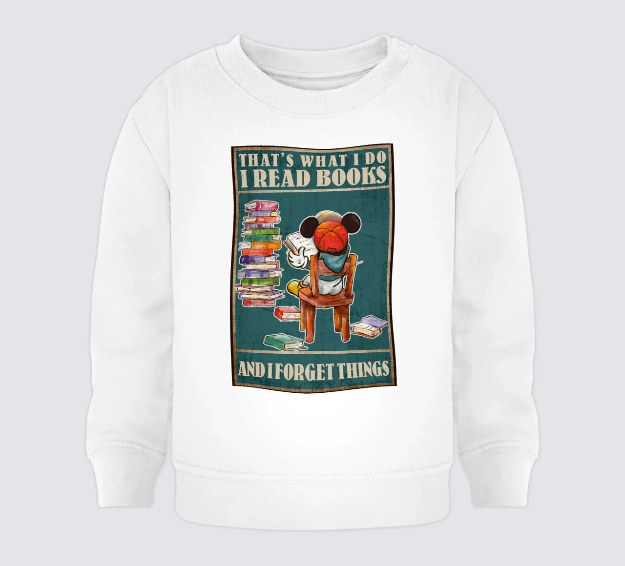 That's What I Do I Read Books and Forget Things baby sweatshirt by Aaronshop