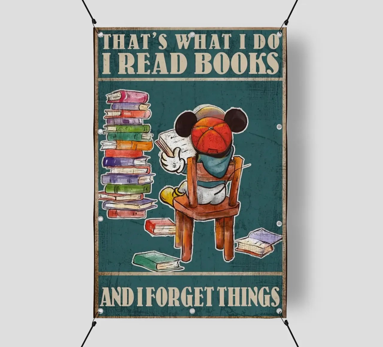 That's What I Do I Read Books and Forget Things pvc cover by Aaronshop