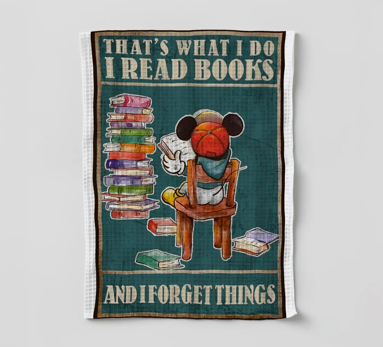 Ecco cosa faccio: leggo libri e dimentico le cose canovaccio da cucina da Aaronshop