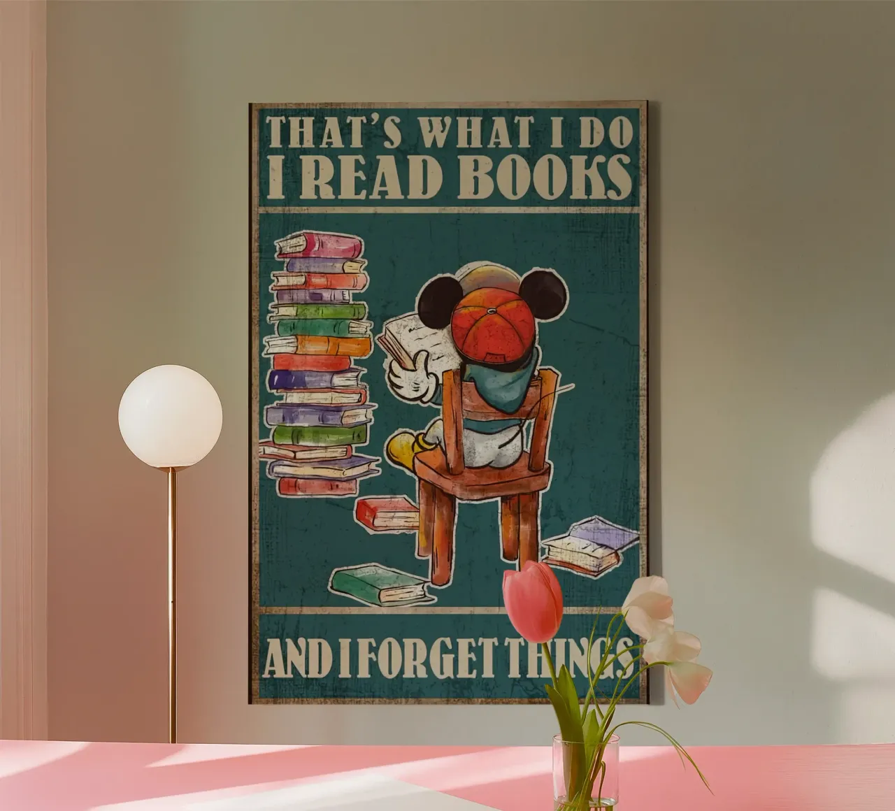 That's What I Do I Read Books and Forget Things canvas by Aaronshop
