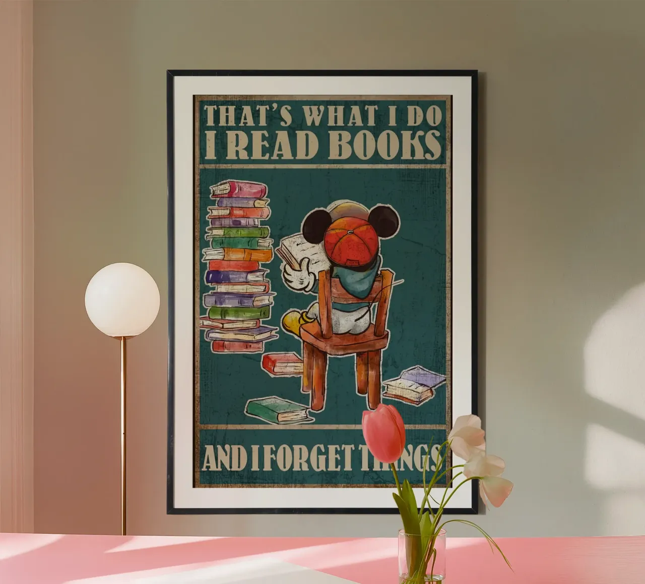 That's What I Do I Read Books and Forget Things hahnemühle by Aaronshop