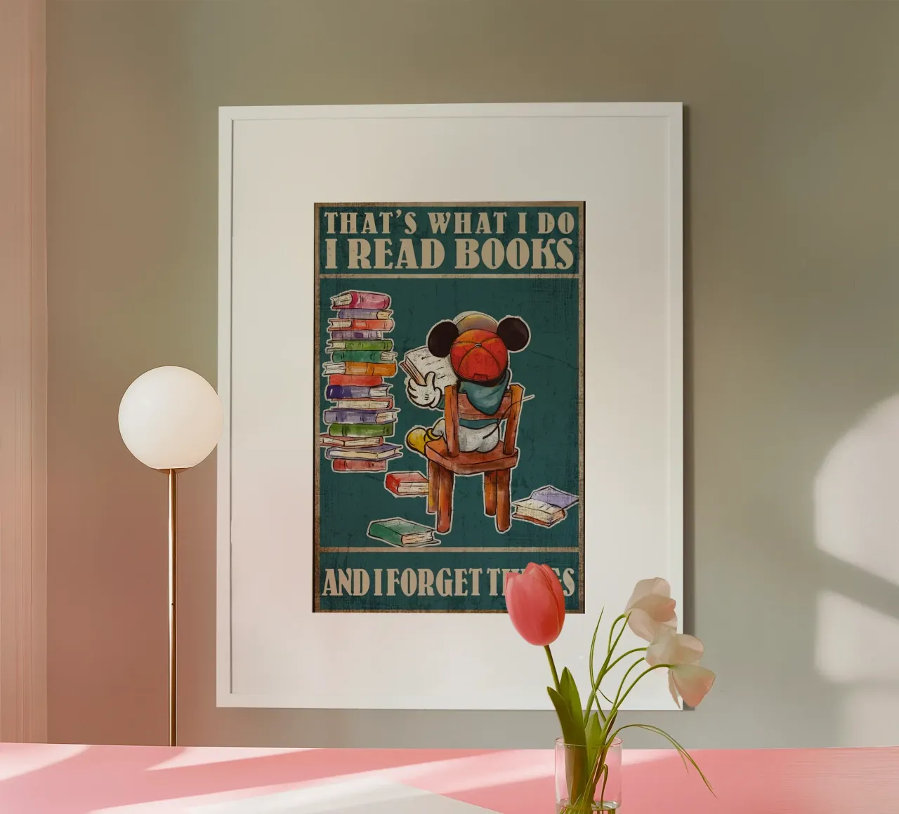That's What I Do I Read Books and Forget Things hahnemühle by Aaronshop