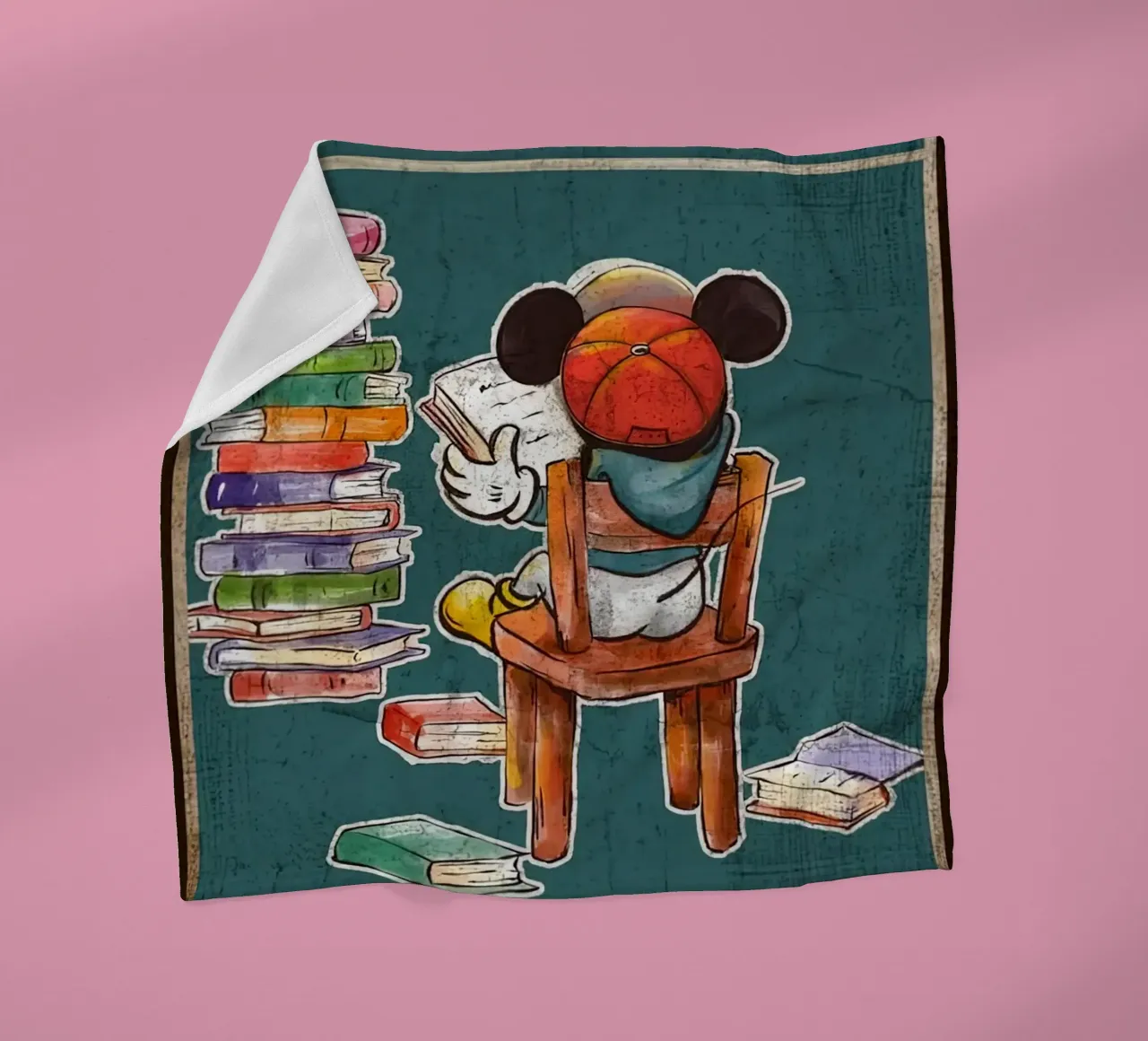 Das tue ich: Ich lese Bücher und vergesse Dinge Fleecedecke von Aaronshop