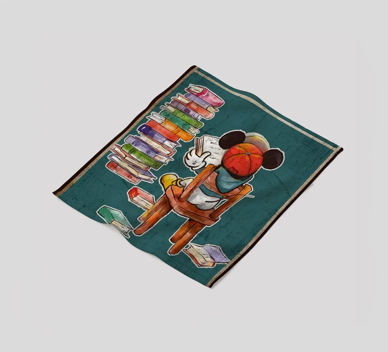 Das tue ich: Ich lese Bücher und vergesse Dinge Fleecedecke von Aaronshop