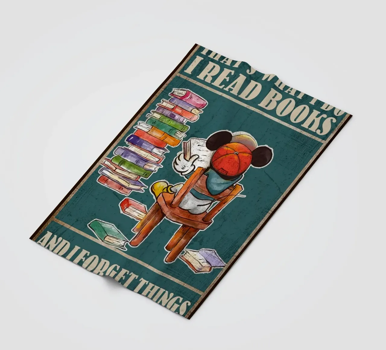 Das tue ich: Ich lese Bücher und vergesse Dinge Fleecedecke von Aaronshop