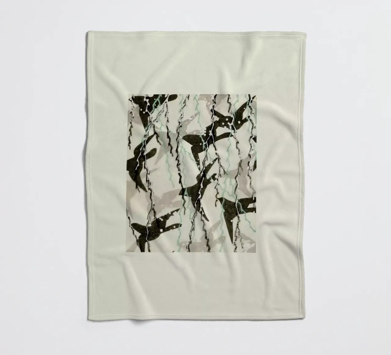 Shin-Bijutsukai - Vines coperta in pile da Vintage by JUNIQE