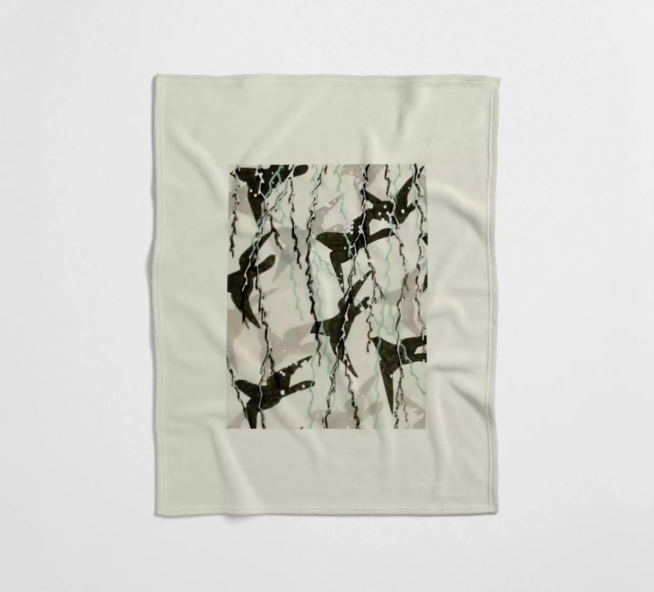 Shin-Bijutsukai - Vines coperta in pile da Vintage by JUNIQE