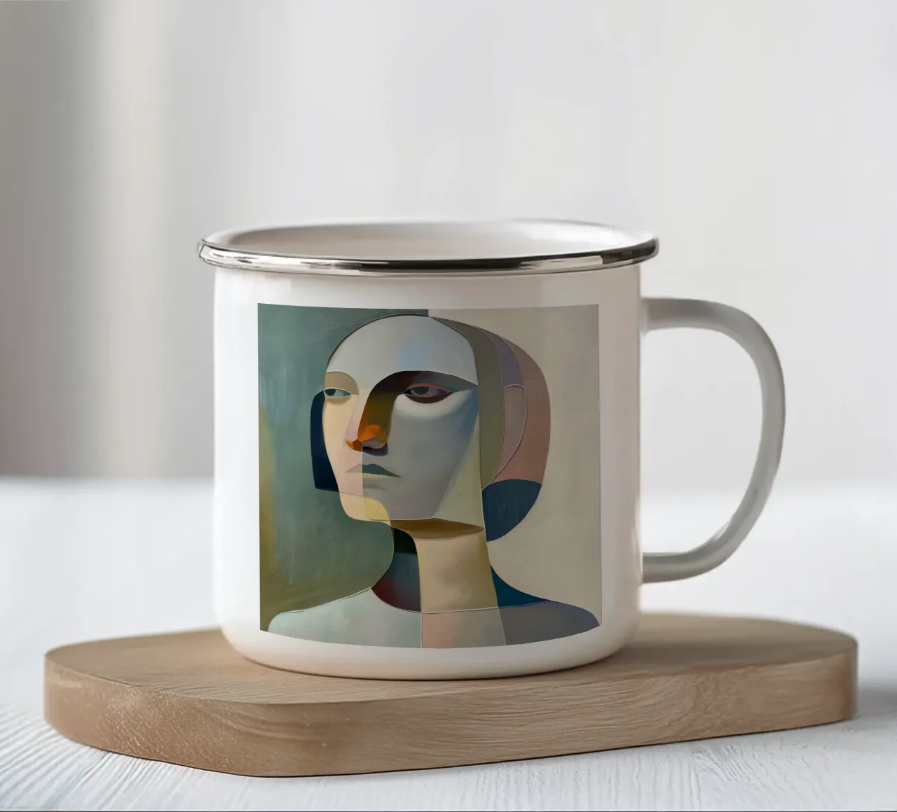Arte da parete di Imagine tazza in smalto da Imagine