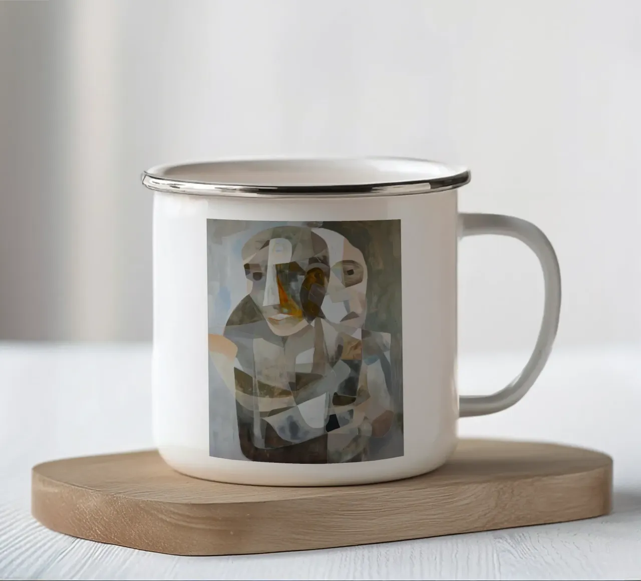Arte da parete di Imagine tazza in smalto da Imagine