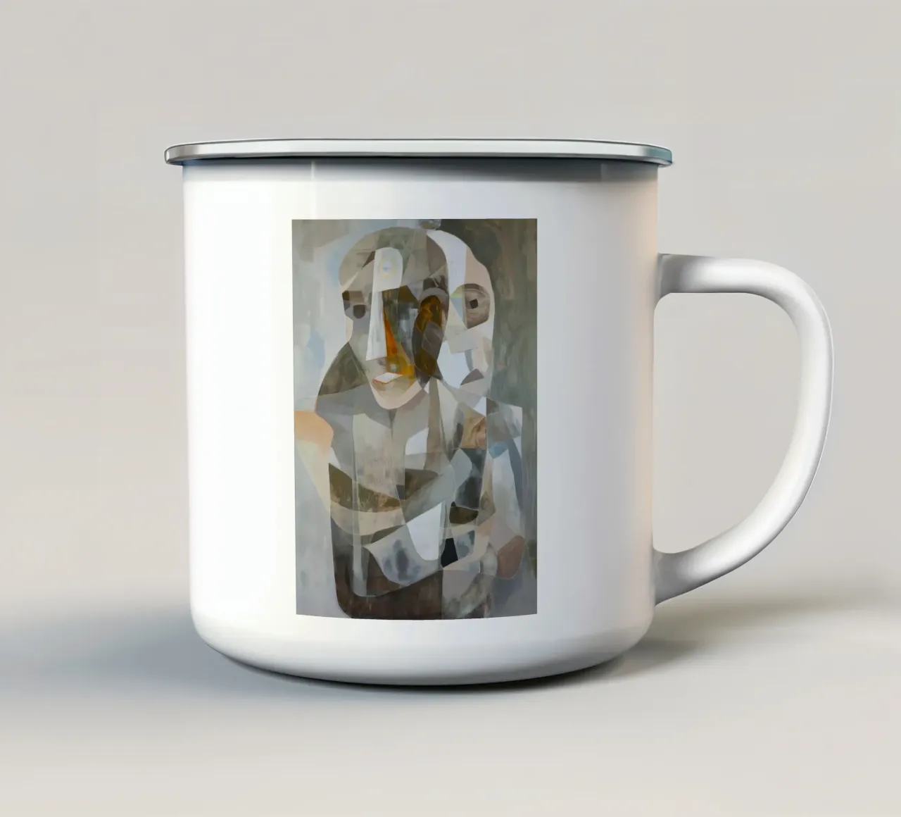 Arte da parete di Imagine tazza in smalto da Imagine