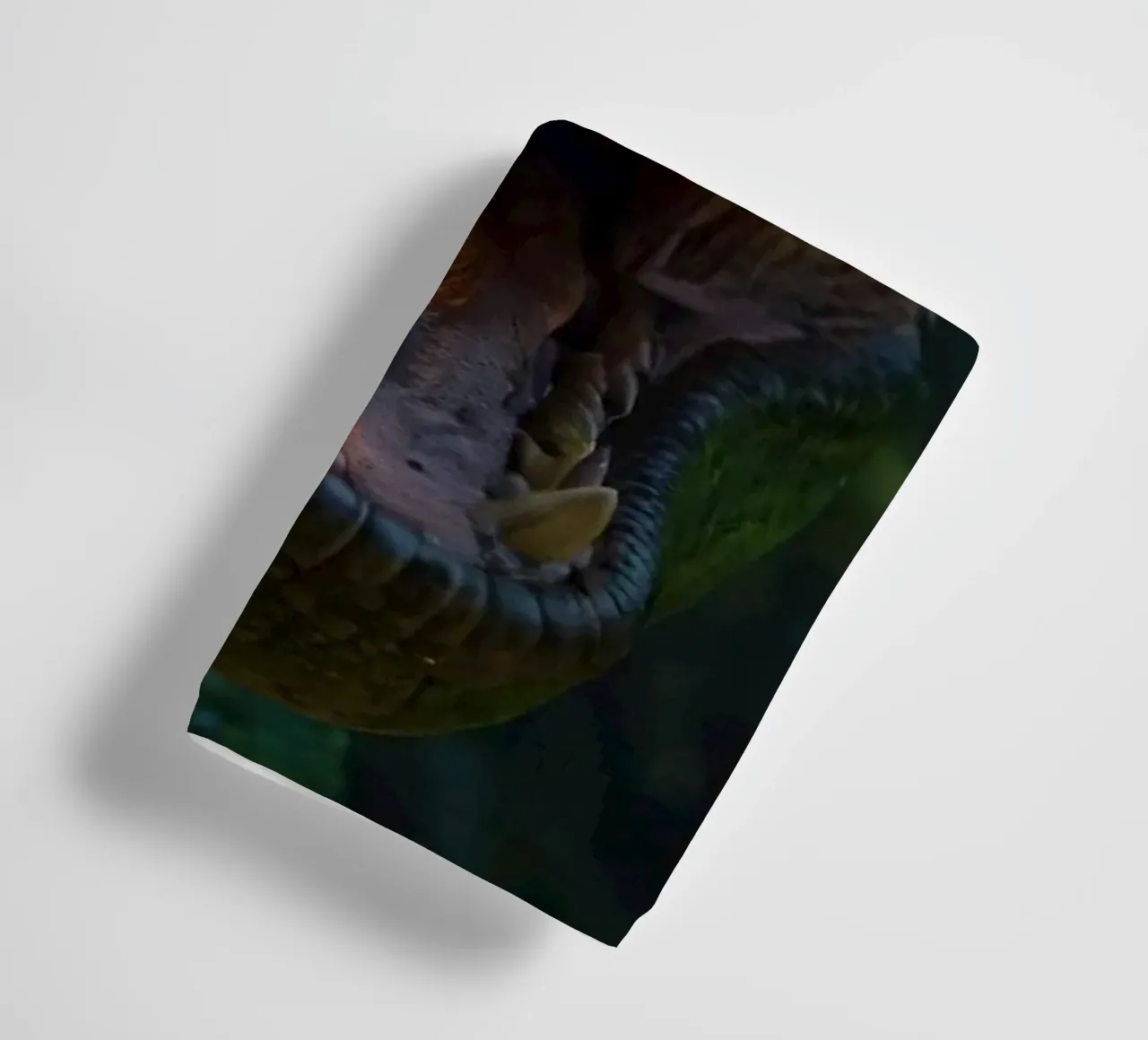 fierce dinosaur in a lush, prehistoric jungle during daytim towel by DesignDoodle