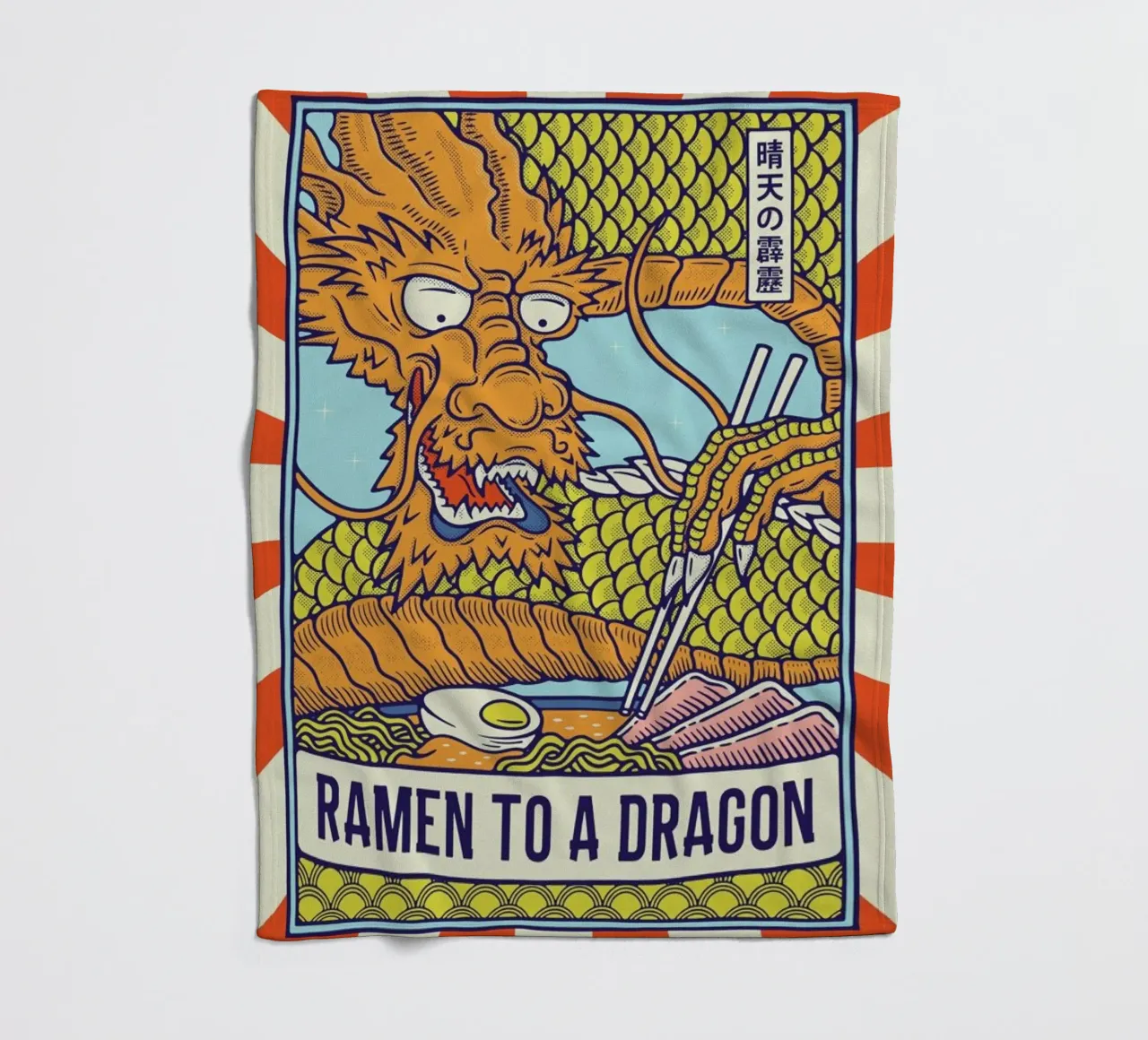 Ramen to a Dragon II coperta in pile da daylight design studio