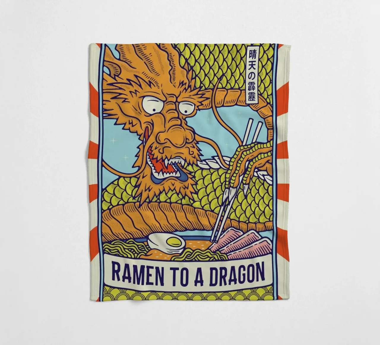Ramen to a Dragon II coperta in pile da daylight design studio