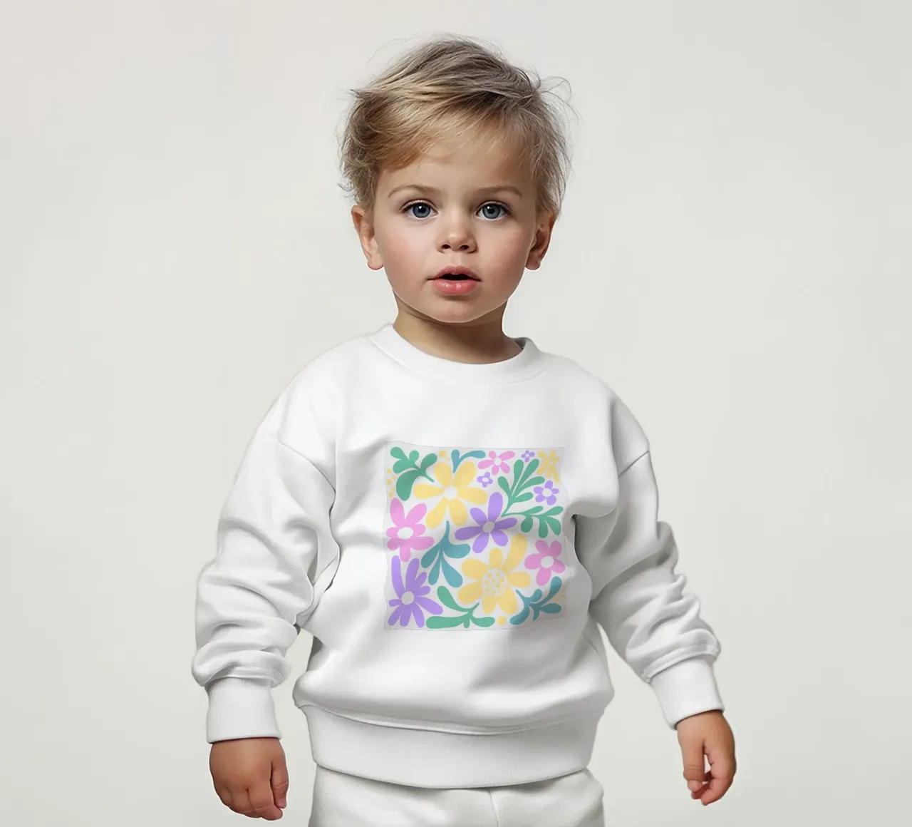Margherite di Matisse felpa neonato da Happy Littles
