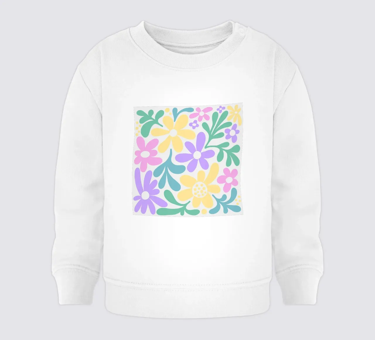 Margherite di Matisse felpa neonato da Happy Littles