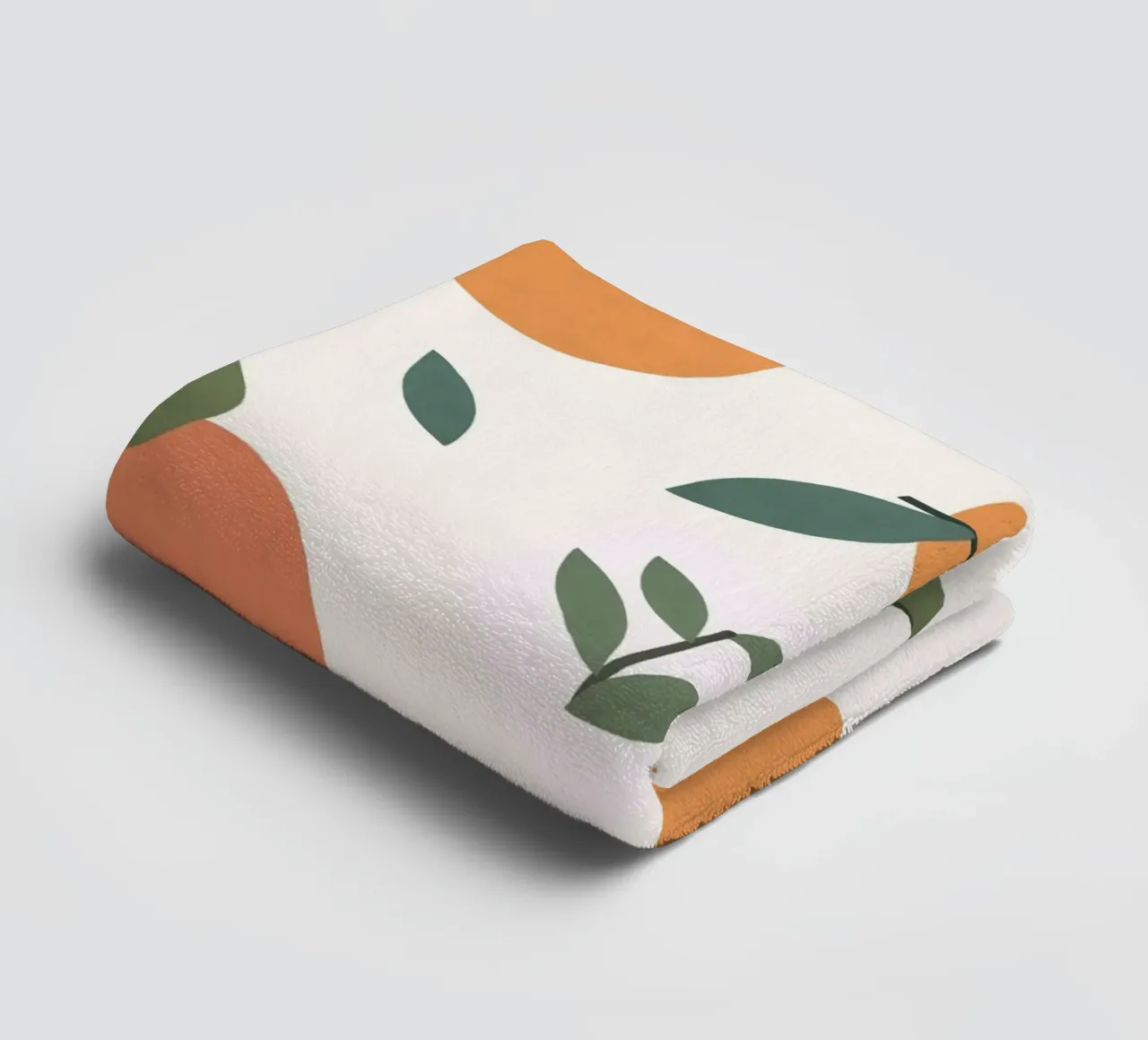 Clementines Pattern towel by MoonlightPrint