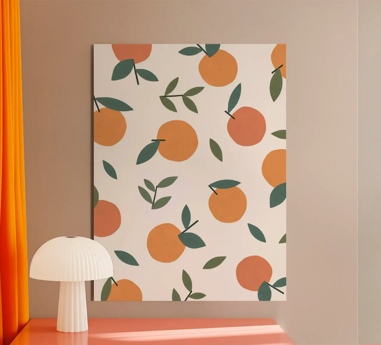 Clementines Pattern forex plate by MoonlightPrint