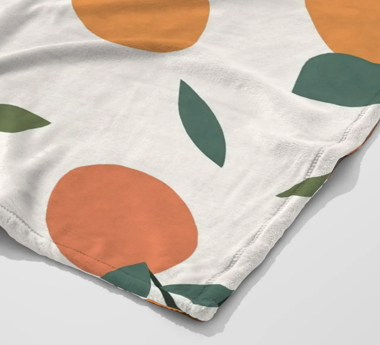 Clementines Pattern Fleecedecke von MoonlightPrint