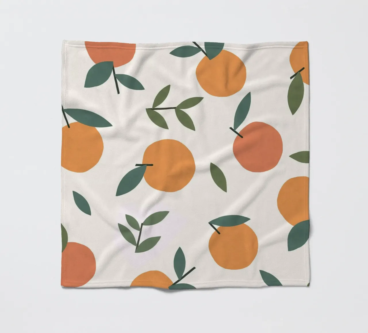 Clementines Pattern Fleecedecke von MoonlightPrint