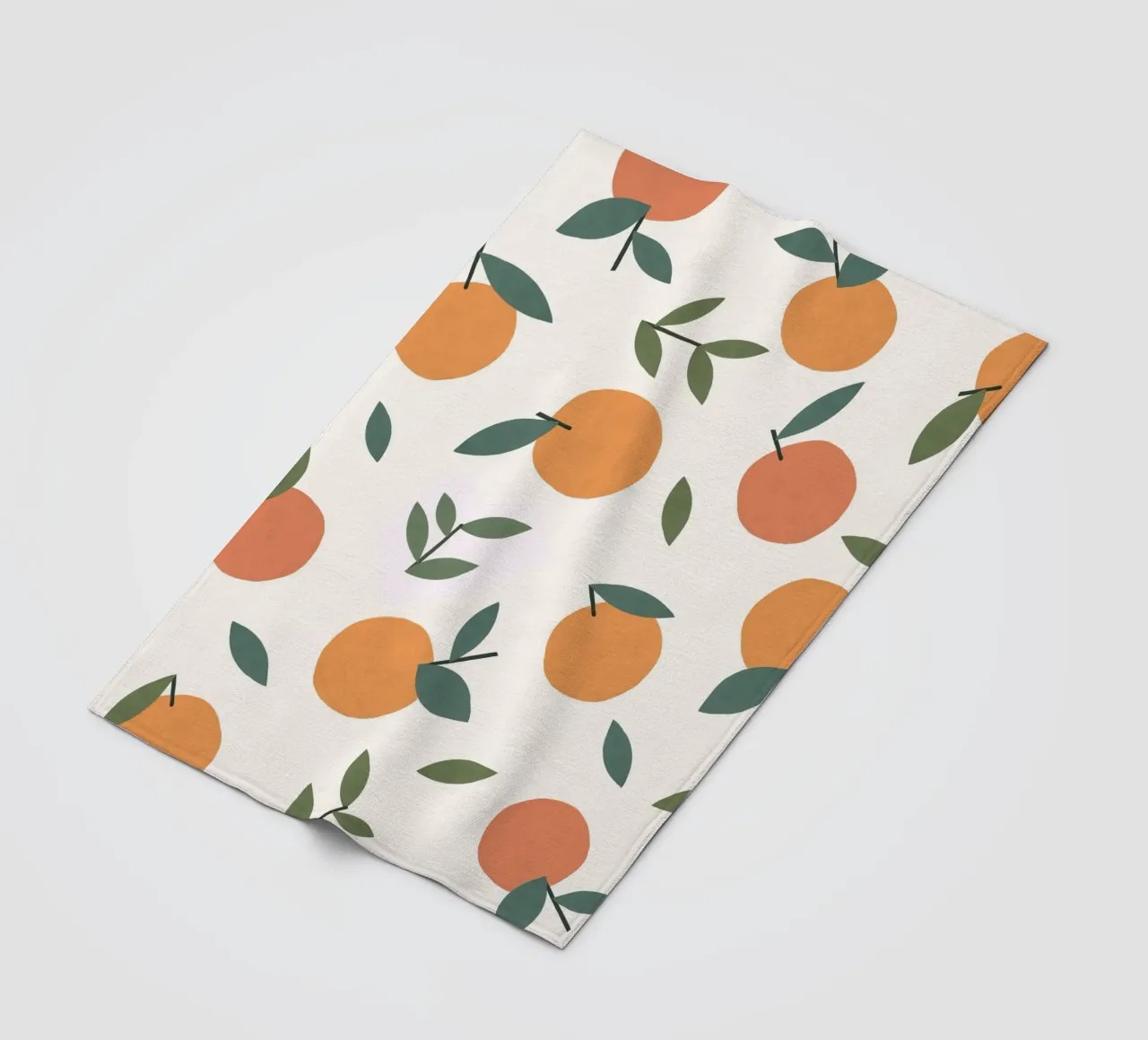 Clementines Pattern Fleecedecke von MoonlightPrint