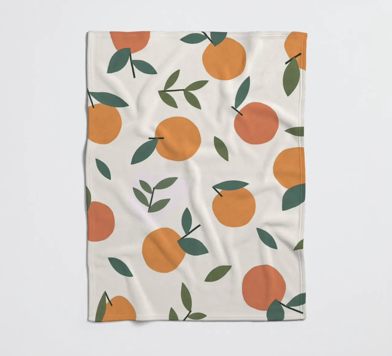 Clementines Pattern Fleecedecke von MoonlightPrint