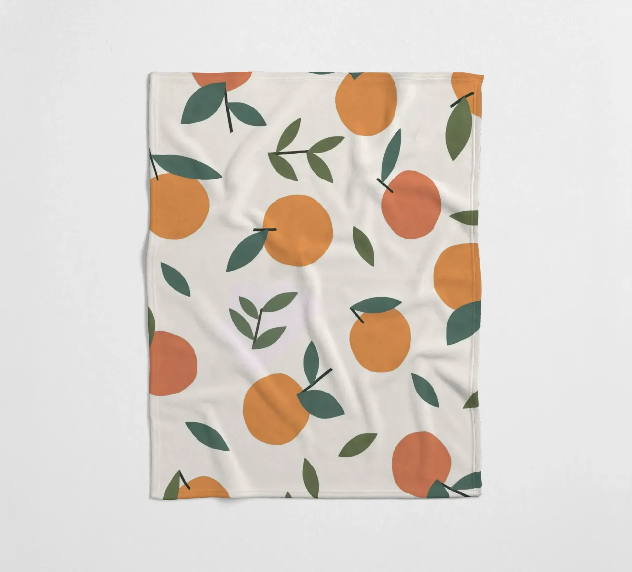 Clementines Pattern Fleecedecke von MoonlightPrint