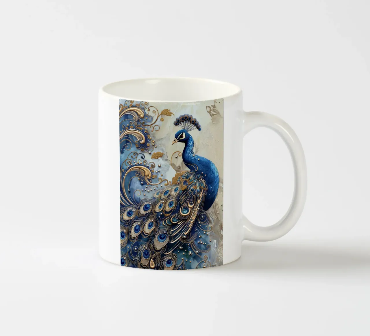 Pavone tazza in ceramica da Imagine